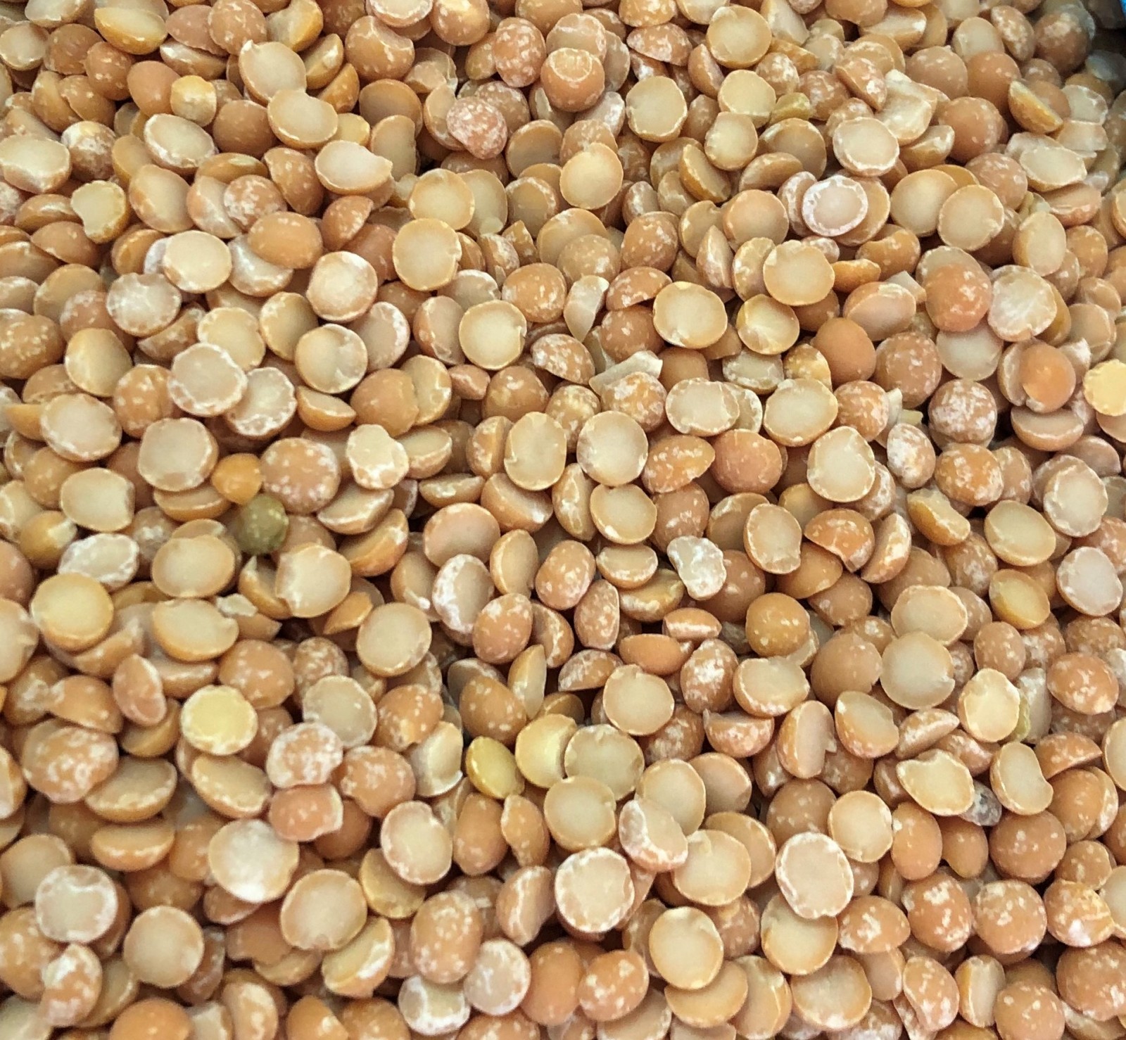 Yellow peas chopped, polished - фото - 1